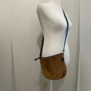 Coach Suede Leather Legacy Soho Crossbody - Excellent Used Condition